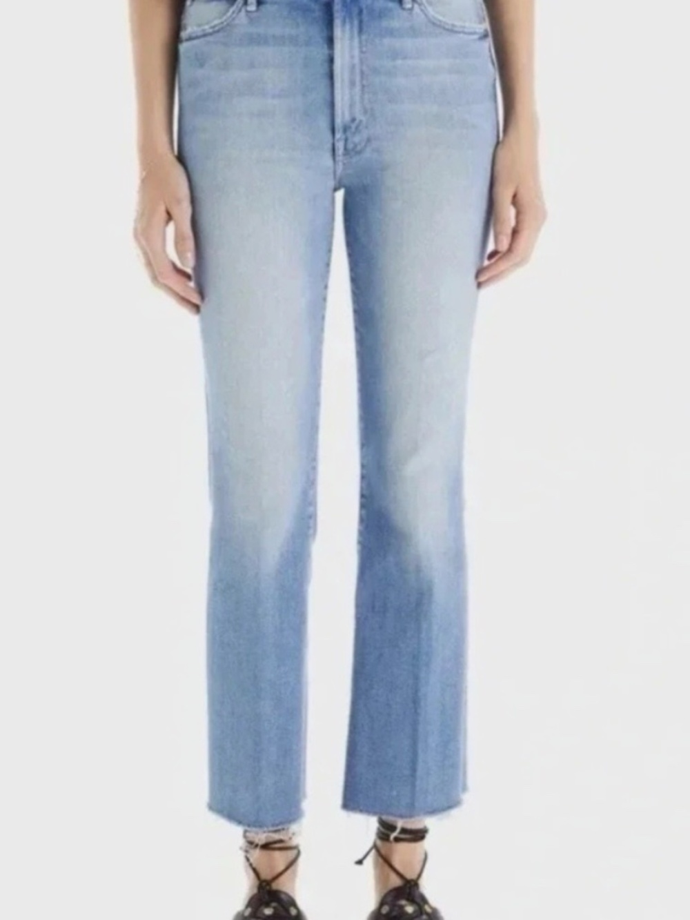 Mother Denim Hustler Ankle Fray, Au Revoir, 29